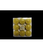 Tealight Set - Citronella - Yellow - 9pcs