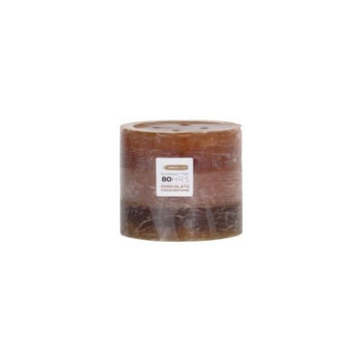 Candle Pillar - Coffee - Brown - 4x4cm