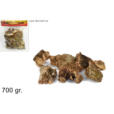 Decorative Pieces of Cork - Wood - 700gr