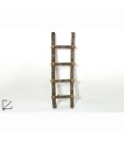 Decorative Wooden Ladder Snow Effect - 4 Steps - 31 x 100cm