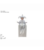 Decorative Jester with Music Movement - Silver - 50cm Decorative Jester with Music Movement - Silver - 50cm