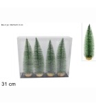 Artificial Christmas Trees Set - 31cm - 4pcs Artificial Christmas Trees Set - 31cm - 4pcs