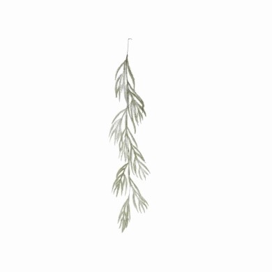 Decorative Branch - Snowy - White/Green - 130cm