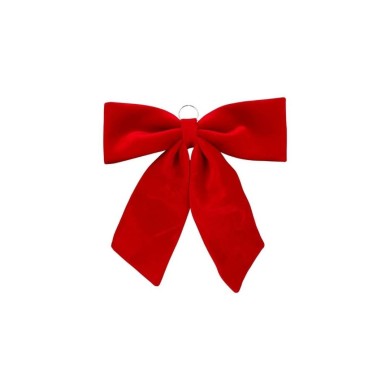 Decorative Velvet Bow - Red - 60cm Decorative Velvet Bow - Red - 60cm
