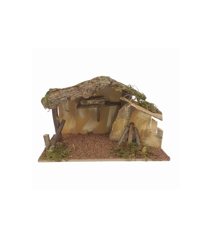 Nativity Scene with Fire Effect - 39 x 25cm Nativity Scene with Fire Effect - 39 x 25cm