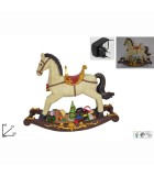 Rocking Horse with Tree Gifts Movement Lights & Music - 59 x 48cm Rocking Horse with Tree Gifts Movement Lights & Music - 59 x 48cm
