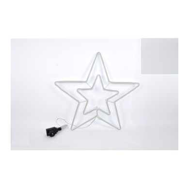 Κρεμαστό Διακοσμητικό Αστέρι με LED - Ψυχρό Λευκό - 54 εκ. Κρεμαστό Διακοσμητικό Αστέρι με LED - Ψυχρό Λευκό - 54 εκ.