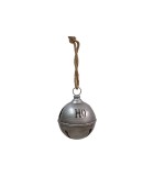 Metal Bell Decoration - Silver - 16cm