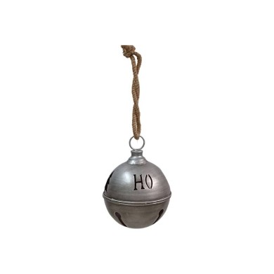 Metal Bell Decoration - Silver - 16cm Metal Bell Decoration - Silver - 16cm