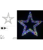 Φωτιζόμενο Αστέρι 3D - Πολύχρομο - 35xΥ34εκ (500LED)
