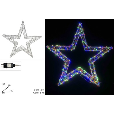Φωτιζόμενο Αστέρι 3D - Πολύχρομο - 100xΥ93εκ (2000LED) Φωτιζόμενο Αστέρι 3D - Πολύχρομο - 100xΥ93εκ (2000LED)
