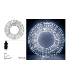 Pre-lit 3D Wreath - Cold White - D50cm - 1250LED (RGB) Pre-lit 3D Wreath - Cold White - D50cm - 1250LED (RGB)