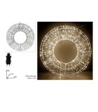 Pre-lit 3D Wreath - Warm White - D50cm - 1250LED (RGB) Pre-lit 3D Wreath - Warm White - D50cm - 1250LED (RGB)