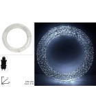 Pre-lit 3D Wreath  - Cold White - D70cm (2250LED)