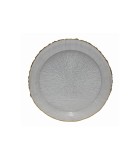 Glass Plate with Gold Rim - 33cm Glass Plate with Gold Rim - 33cm