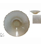 Glass Centerpiece Gold Rim - 40cm Glass Centerpiece Gold Rim - 40cm