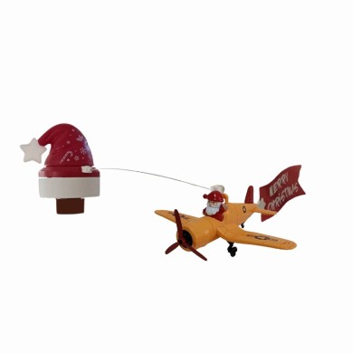 Tree Topper Airplane with Movement, Light & Music USB - 41cm Tree Topper Airplane with Movement, Light & Music USB - 41cm