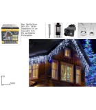 LED Light Curtain - Cold White - 1000xH75cm 500LED