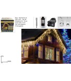 LED Light Curtain - Warm White - 1000xH75cm 500LED