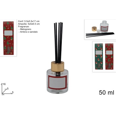 Diffuser - Pomegranate/Amber - 50ml (2 Designs)