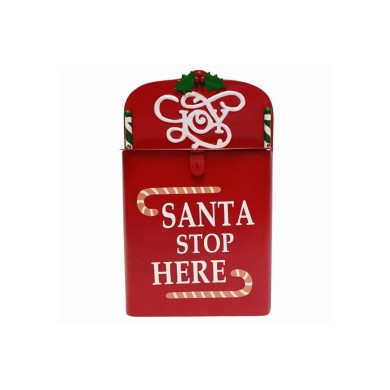 Metal Letter Holder - Christmas Style - 24 x 10 x 35cm
