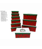 Rectangular Gift Boxes Set Leaves & Berries - 10pcs Rectangular Gift Boxes Set Leaves & Berries - 10pcs