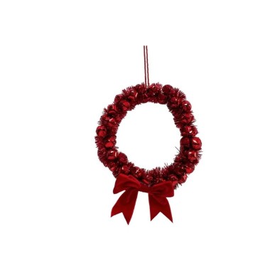 Door Hanging Bells Decoration with Red Bow - 25 x 33cm Door Hanging Bells Decoration with Red Bow - 25 x 33cm
