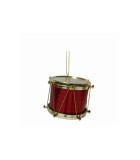 Drum Ornament Set - Red - 6cm - 20pcs