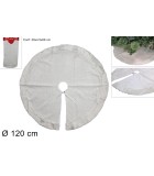 Decorative Tree Skirt - White - D120cm Decorative Tree Skirt - White - D120cm
