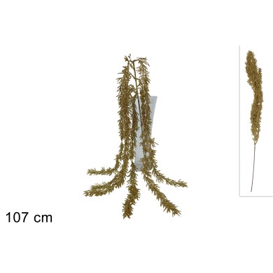 Decorative Hanging Branch - Pendora - Gold - H107cm