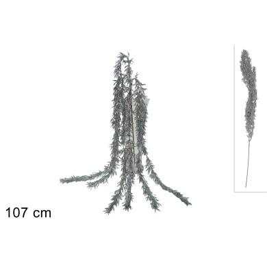 Decorative Hanging Branch - Pendora - Silver - H107cm