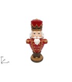 Decorative Nutcracker – Soldier – Red/Gold – 15x8xH31cm