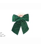 Decorative Sequin Bow - Green - 29x34cm Decorative Sequin Bow - Green - 29x34cm