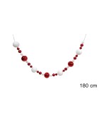 Christmas Garland – Lumea – Red /White – H180cm