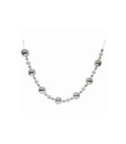 Artificial Garland Balls - Silver - 180cm Artificial Garland Balls - Silver - 180cm