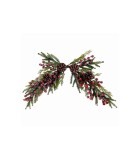 Door Hanging Decoration with Berries & Pinecones Snow Effect - 64cm Door Hanging Decoration with Berries & Pinecones Snow Effect - 64cm