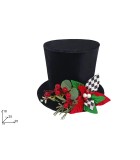 Tree Top Hat - Chess - Βlack - 25x25xH18cm