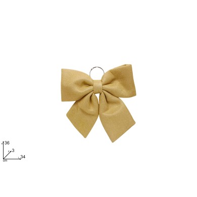 Decorative Bow - Glitter - Gold - 34xH36cm Decorative Bow - Glitter - Gold - 34xH36cm