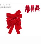 Decorative Velvet Bows - Red - 3 Designs Decorative Velvet Bows - Red - 3 Designs