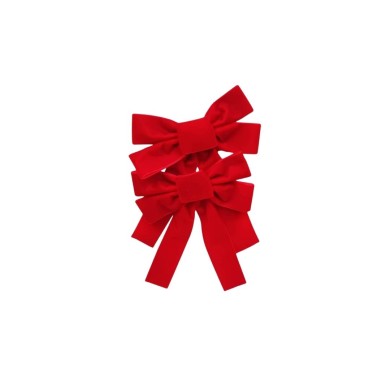 Decorative Velvet Bows - Red - 3 Designs Decorative Velvet Bows - Red - 3 Designs