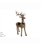 Christmas Reindeer with Red Crystals - 128cm Christmas Reindeer with Red Crystals - 128cm
