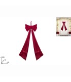 Decorative Velvet Bow - Bordeaux - 48x150cm Decorative Velvet Bow - Bordeaux - 48x150cm