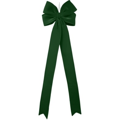 Decorative Velvet Bow - Green - 45x150cm Decorative Velvet Bow - Green - 45x150cm