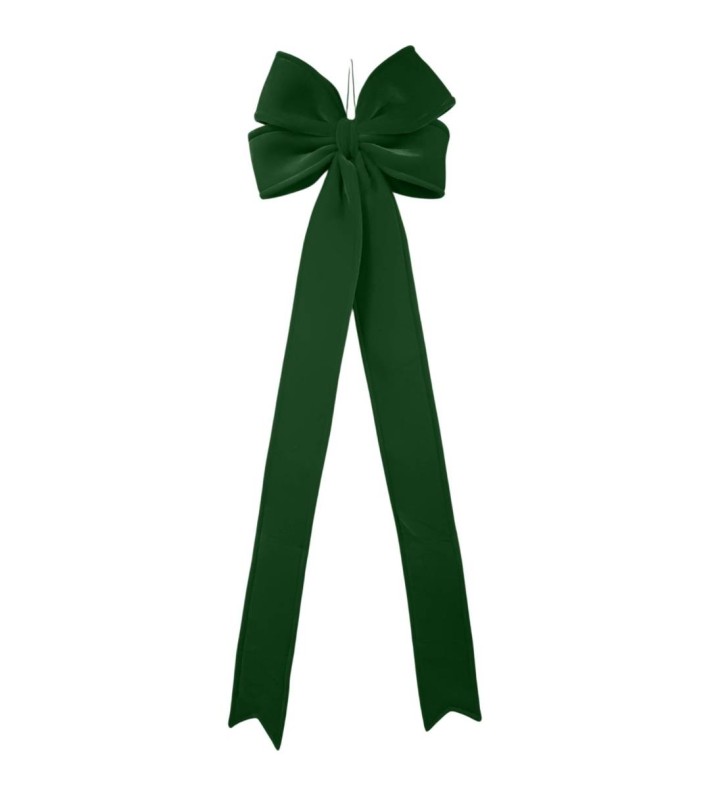 Decorative Velvet Bow - Green - 45x150cm Decorative Velvet Bow - Green - 45x150cm
