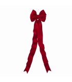 Decorative Velvet Bow Fully Shapeable - Red - 30x150cm Decorative Velvet Bow Fully Shapeable - Red - 30x150cm
