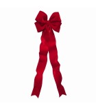 Decorative Velvet Bow - Red - 45x150cm Decorative Velvet Bow - Red - 45x150cm