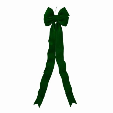 Decorative Velvet Bow Fully Shapeable - Green - 30x150cm Decorative Velvet Bow Fully Shapeable - Green - 30x150cm