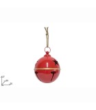 Metal Bell Decoration - Red - 20cm