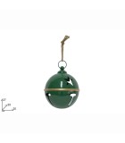 Metal Bell Decoration - Green - 20cm Metal Bell Decoration - Green - 20cm