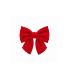 Decorative Velvet Bow - Red - 18x25cm